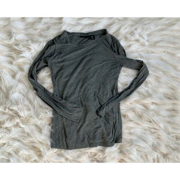 Adrienne Vitadinni Olive Green Long Sleeve T-Shirt | Sz XS - Picture 2 of 4